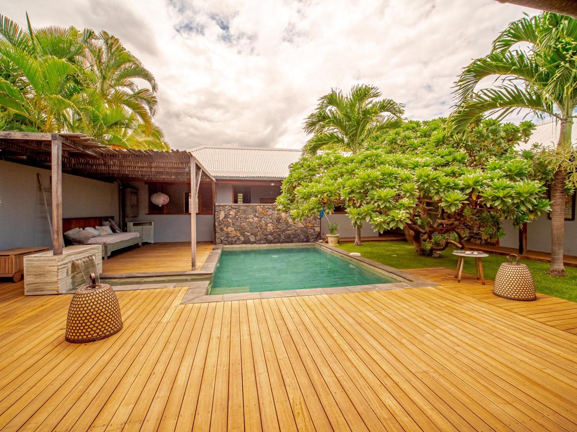 La Kaz Veloutier - Villa 4 Chambres Avec Piscine La Saline Le Bains Ngoại thất bức ảnh