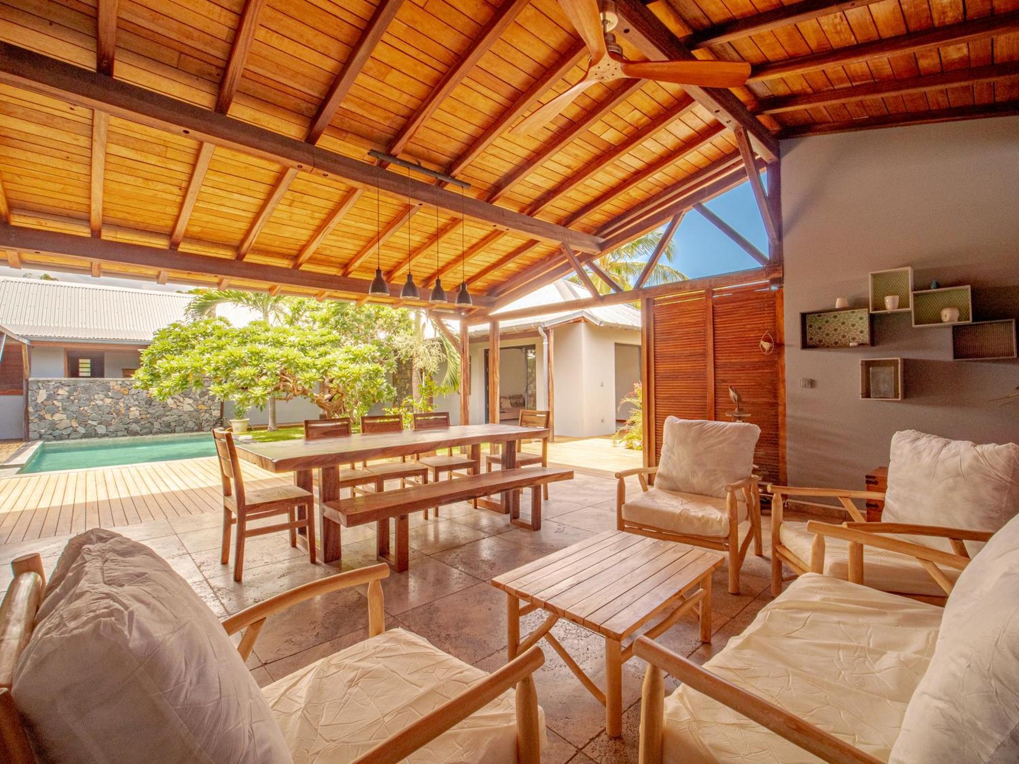 La Kaz Veloutier - Villa 4 Chambres Avec Piscine La Saline Le Bains Ngoại thất bức ảnh